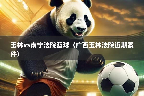 玉林vs南宁法院篮球（广西玉林法院近期案件）