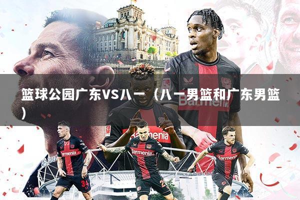 篮球公园广东VS八一（八一男篮和广东男篮）