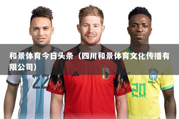 和景体育今日头条(四川和景体育文化传播有限公司)